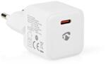 Nedis WCMPD20W100WT PD3.0 töltő, 1, 67 / 2, 22 / 3, 0 A, 20W, USB-C (WCMPD20W100WT)