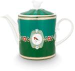 Pip Studio Ceainic porțelan Love Birds Medallion Smaragdzöld 1.3l