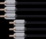 Krüger&Matz 3RCA-3RCA komponens kábel 3, 0 m Kruger&Matz (KM0308)