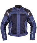 BOS Nyári férfi motoros kabát BOS Hobart M kék