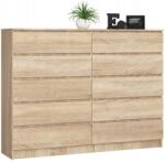 AKORD Komód Rollo K 160, 4 cm sonoma tölgy (OP0LK-1DĄB005)