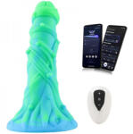 HISMITH WDA029-M Wildolo Glow-in-the-Dark Liquid Silicone Vibrating Dildo with Remote & App 20.8cm Vibrator