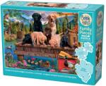 Cobble Hill 47038 - Pups and Ducks - 350 db-os Family puzzle (47038)