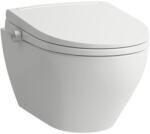 Laufen CLEANET MODERNA KOMBI-PACK - bidéfunkciós WC ülőke és DESIGN fali WC csésze, Silent Flush, rimless, Fehér H607540000S002 (H607540000S002)