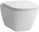 Laufen LUA WC fali, Advanced, mélyöblítésű, perem nélküli, Matt Fehér H8200807570001 (H8200807570001)
