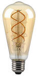 V-TAC E27 LED izzó Vintage filament (4.8W/300°) ST64L - extra meleg fehér ( 217218)