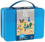 Plus-Plus Set constructie Plus-Plus, 600 piese, portabil, in cutie metalica, culori standard (PP7002)
