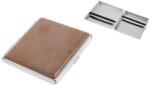 Angelo cigaretta tárca 20 szál cigarettának, világosbarna színű műbőr borítással (A-801340)