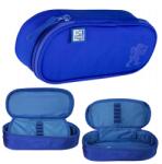 OXFORD Tolltartó üres 1 klapnis OXFORD School ovál kék, 23, 5 x 8, 5 x 5 cm