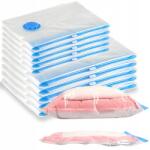 Retoo 10 db-os nagyméretű vákuumos tárolózsák szett, 70 x 100, és 50 x 60 cm (O109)