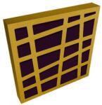 Jocavi LEAKYFM LFM180 - 1800 x 600 x 80 mm Galben Violet (RAL 4007)