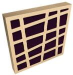 Jocavi LEAKYFM LFM180 - 1800 x 600 x 80 mm Pin Violet (RAL 4007)