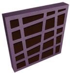 Jocavi LEAKYFM LFM120 - 1200 x 600 x 80 mm Violet Maro (RAL 8019)