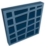 Jocavi LEAKYFM LFM180 - 1800 x 600 x 80 mm Albastru Albastru deschis (RAL 5010)