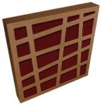 Jocavi LEAKYFM LFM120 - 1200 x 600 x 80 mm Maro Rosu (RAL 3003)