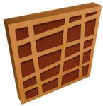 Jocavi LEAKYFM LFM120 - 1200 x 600 x 80 mm Portocaliu Portocaliu (RAL 2001)