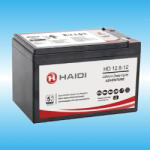 Haidi 12.8V 12Ah LiFePo4 zárt, gondozásmentes akkumulátor T2 (HD12.8-12)