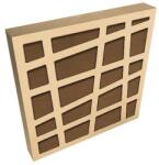 Jocavi LEAKYFM LFM120 - 1200 x 600 x 80 mm Pin Bej (RAL 1011)