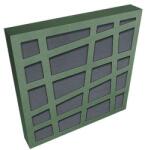 Jocavi LEAKYFM LFM060 - 600 x 600 x 80 mm Verde Gri deschis (RAL 7001)