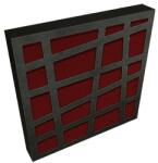 Jocavi LEAKYFM LFM120 - 1200 x 600 x 80 mm Negru Rosu (RAL 3003)