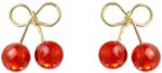 HARAHU CU-36531 cherry fülbevaló - Piros KP36531