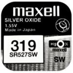 VARTA Maxell SR527SW V319 SR64 D319 1.55V alkáli elem (SR527SW)