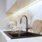 Gamma Ana konyhai csaptelep gun grey, beépíthető (BANA-GM)