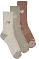 New Balance Sport zoknik ACTIVE CUSHION CREW SOCKS 3 PACKES Barna M