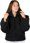 Vlnka Jachetă din lână de damă Alpini negru mărimi îmbrăcăminte M/L (7-01121-M)