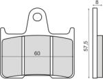 RMS Placute frana sinter Honda CB 1300 spate (225103113RM)