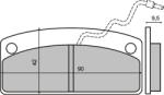 RMS Placute frana Microcar Grecav Eke 505 (225100540RM)
