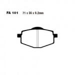JMT Placute frana SFA101 echivalent MCB539 (7320138MA)