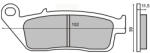 RMS Placute frana Kymco People 250 03- 04 (225100690RM)