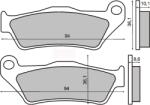 RMS Placute frana echivalent MCB707 FA363 (225101380RM)