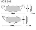 JMT Placute frana Kawasaki ER-6F 650 E FF EX650E EX650EEDA17754 - 2015 TRW MCB682 (7873185MA)
