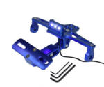 WMX Suport numar moto + lampa, aluminiu, culoare albastru (AW568991B) - mxenduro