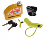 WMX Lacat pentru disc cu alarma, On Off, culoare galben (AZ9062) - mxenduro