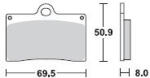 JMT Placute frana TRW Lucas MCB540 (7872864MA)