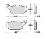 JMT Placute frana Honda CB 600 F Hornet 2 PC36A ZDCPC36A-02F000001 2002 TRW MCB634 (7870538MA)