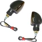 JMT Set semnalizari 12V 21W BAY9S brat scurt prindere M8 culoare negru sticla fumurie (7050840MA)