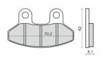 RMS Placute frana Sym Joyride 200cc (225103260RM)