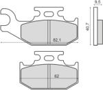 RMS Placute frana Suzuki King Quad 700 fata (225102890RM)