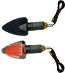 JMT Set semnalizari Cateye 12V 21W BAY9S brat lumg prindere M8 culoare negru (7051022MA)
