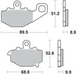 JMT Placute frana sinter TRW MCB662SH (7870579MA)