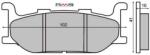 RMS Placute frana (Sinter) Yamaha Majesty 400 04 T-Max 500 00- 03 XJ 600 (225100402RM)