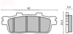 RMS Placute frana sinter Downtown 125I spate (225102763RM)