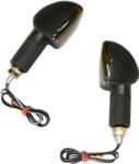JMT Set semnalizari 12V 21W BAY9S brat lung prindere M8 culoare negru sticla fumurie (7050839MA)