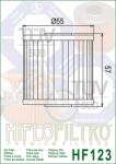 HifloFiltro Filtru Ulei Hiflofiltro Kawasaki HF123 OEM 16099-004 (HF123PE)