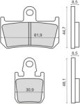 RMS Placute frana (Sinter) Yamaha YZF R1 1000 2007-2012 (225102973RM)