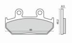 RMS Placute frana sinter Honda RS 125 R fata (225103173RM)